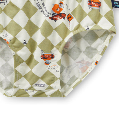 Moonya Moonya Boys Underwear – Tencel Modal Penguin Sports Day Briefs (HF01)