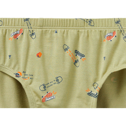 Moonya Moonya Boys Underwear – Tencel Modal Penguin Sports Day Briefs (HF01)