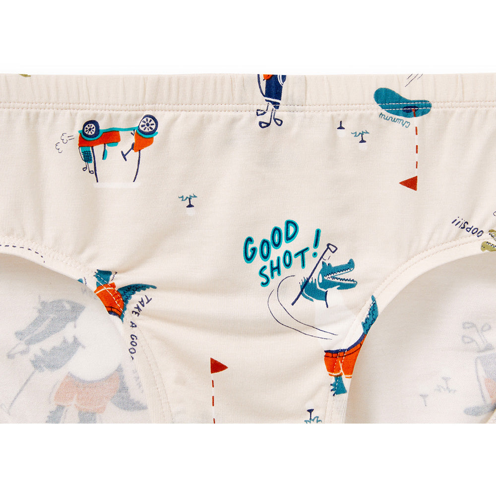 Moonya Moonya Boys Underwear – Tencel Modal Animal Friends Days Briefs (HF01)