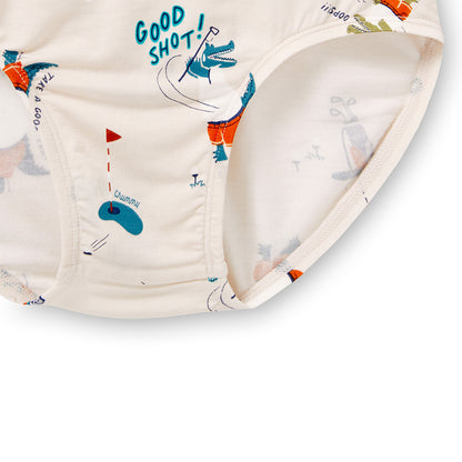 Moonya Moonya Boys Underwear – Tencel Modal Animal Friends Days Briefs (HF01)