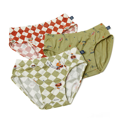 Moonya Moonya Boys Underwear – Tencel Modal Penguin Sports Day Briefs (HF01)