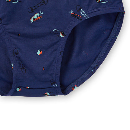Moonya Moonya Boys Underwear – Tencel Modal Animal Friends Days Briefs (HF01)