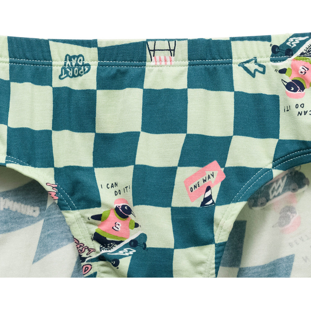 Moonya Moonya Boys Underwear – Tencel Modal Penguin Sports Day Briefs (HF03)