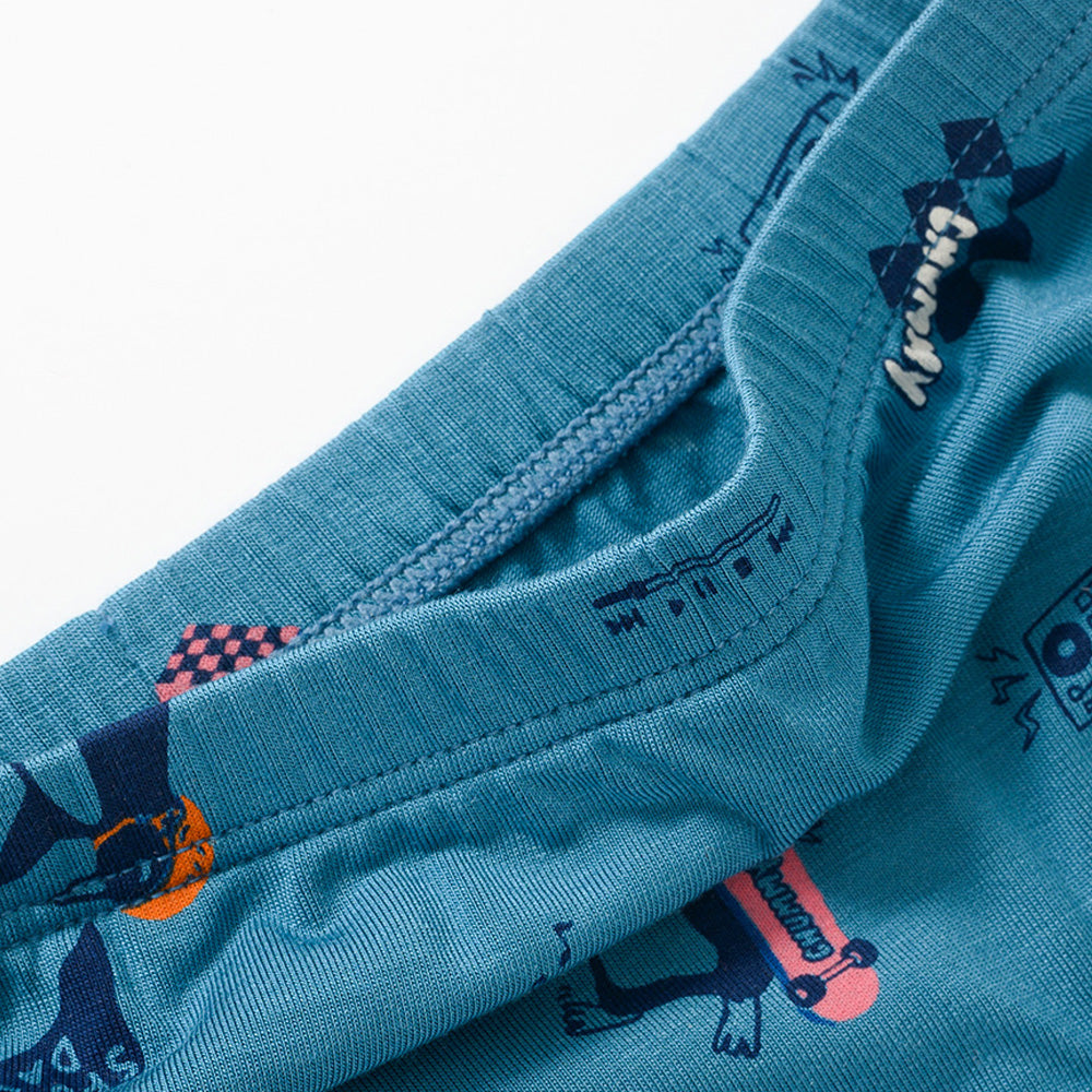 Moonya Moonya Boys Underwear – Tencel Modal Penguin Sports Day Briefs (HF03)