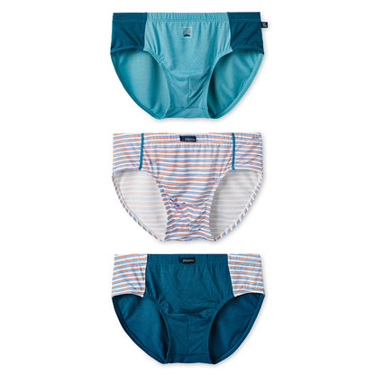 Moonya Moonya Boys Underwear – Tencel Modal Stripe Combo Briefs (HF13)