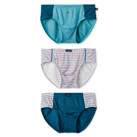 Moonya Moonya Boys Underwear – Tencel Modal Stripe Combo Briefs (HF13)