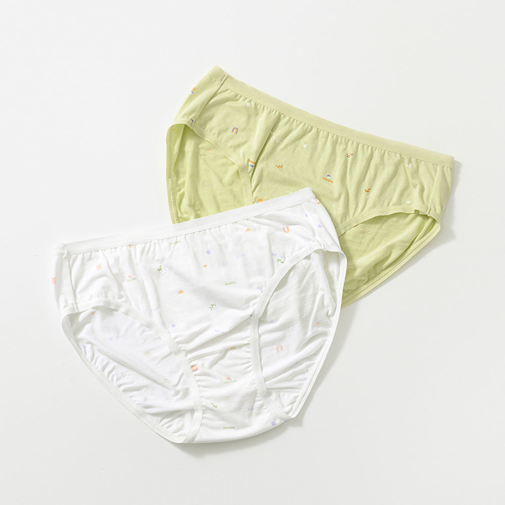 Moonya Moonya Girls Underwear – Daily Graphic Tencel Modal Panties (HF18)