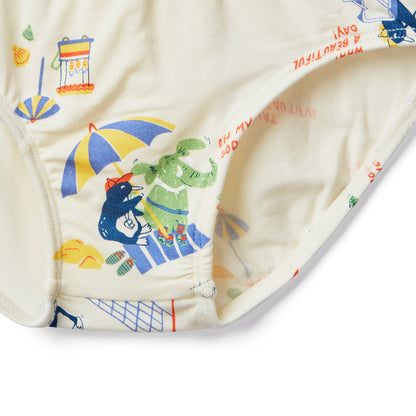 Moonya Moonya Boys Underwear – Tencel Modal Penguin Summer Vacation Briefs (HS15)