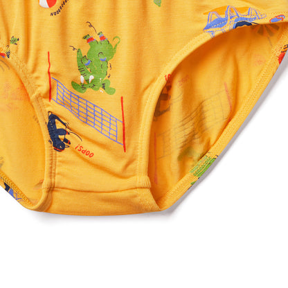 Moonya Moonya Boys Underwear – Tencel Modal Penguin Summer Vacation Briefs (HS15)