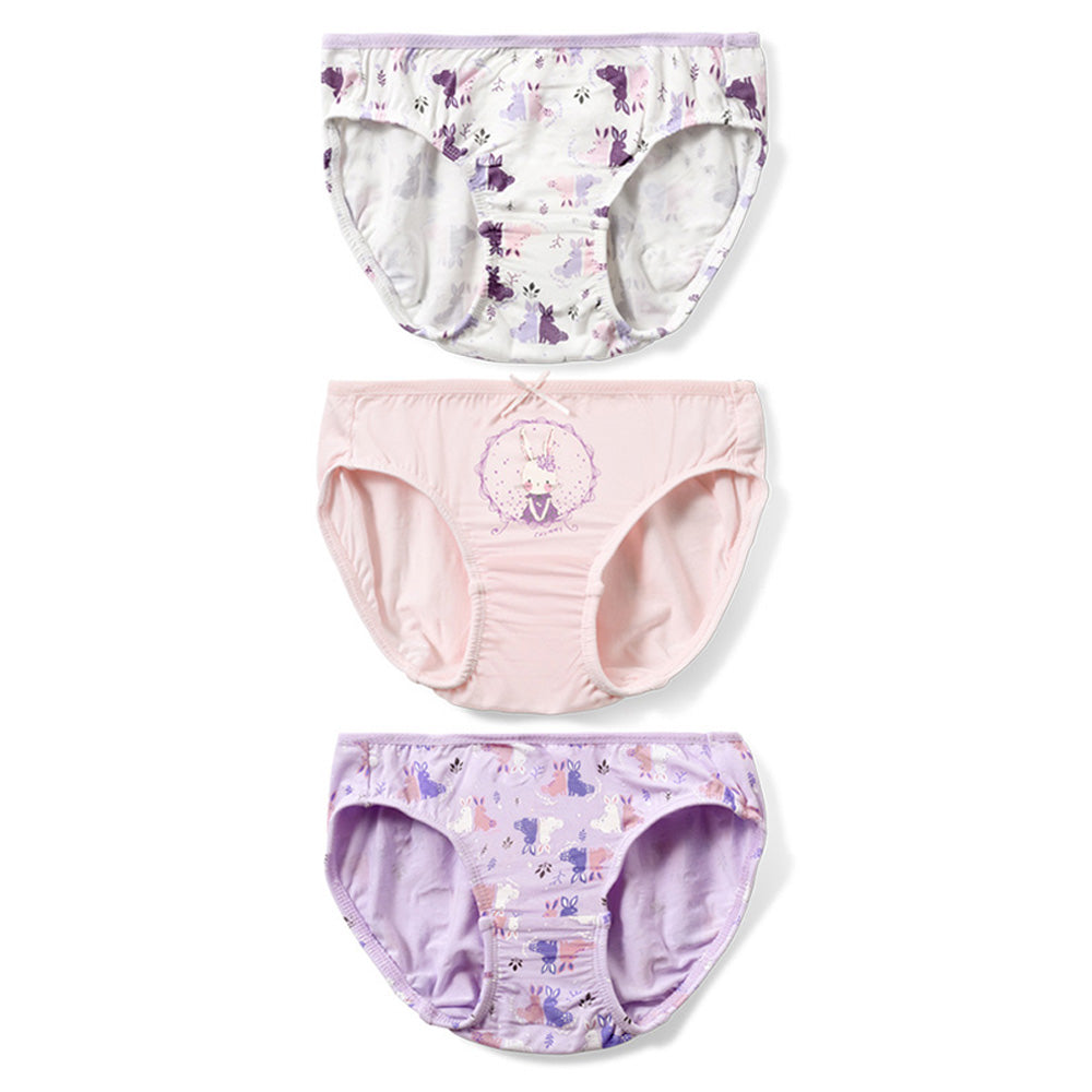 Moonya Moonya Girls Underwear – Meadow Bunny Premium Bamboo Panties (HS27)