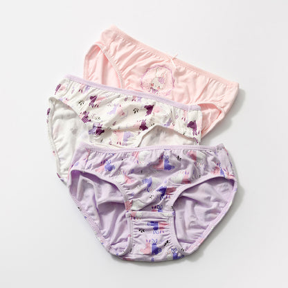 Moonya Moonya Girls Underwear – Meadow Bunny Premium Bamboo Panties (HS27)