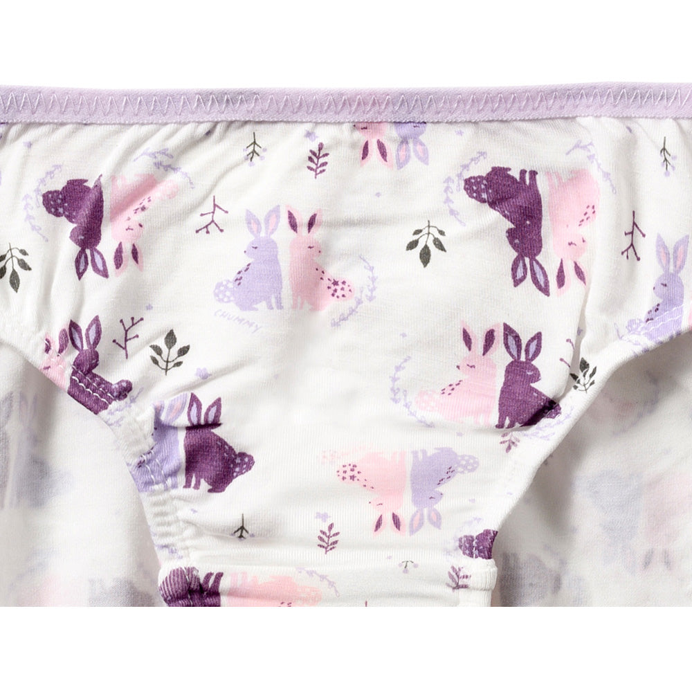 Moonya Moonya Girls Underwear – Meadow Bunny Premium Bamboo Panties (HS27)