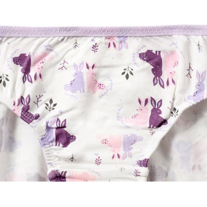 Moonya Moonya Girls Underwear – Meadow Bunny Premium Bamboo Panties (HS27)