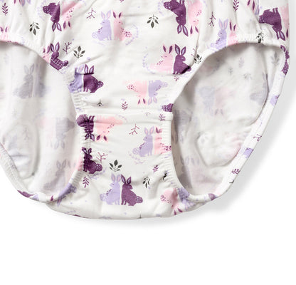 Moonya Moonya Girls Underwear – Meadow Bunny Premium Bamboo Panties (HS27)