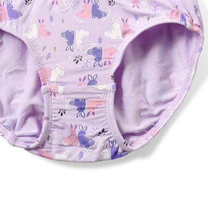 Moonya Moonya Girls Underwear – Meadow Bunny Premium Bamboo Panties (HS27)