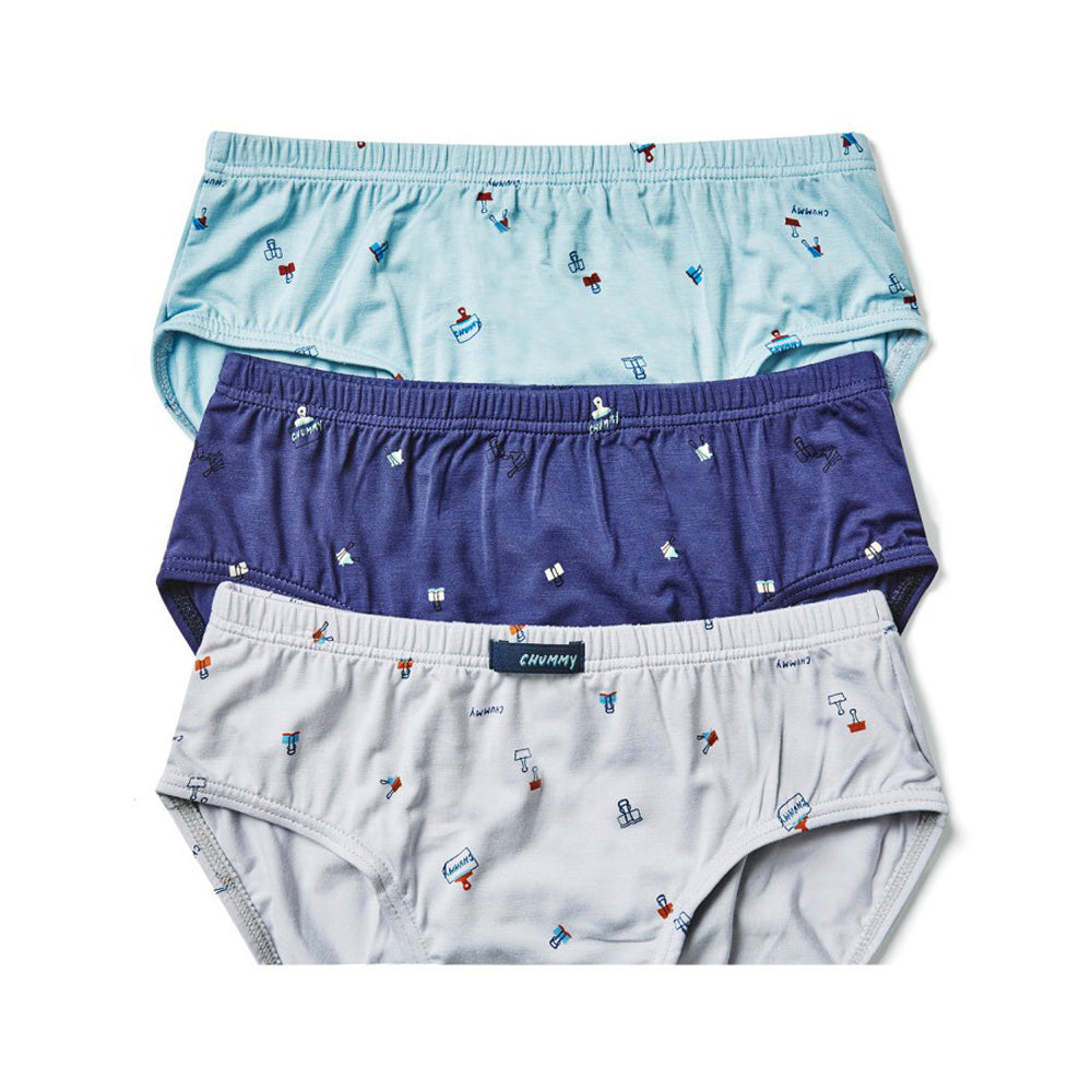 Moonya Moonya Boys Underwear – Premium Bamboo Simple Briefs (HS39)