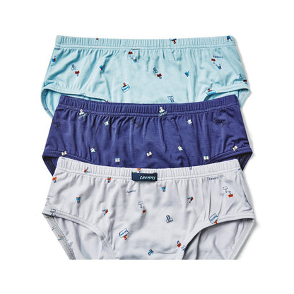Moonya Moonya Boys Underwear – Premium Bamboo Simple Briefs (HS39)