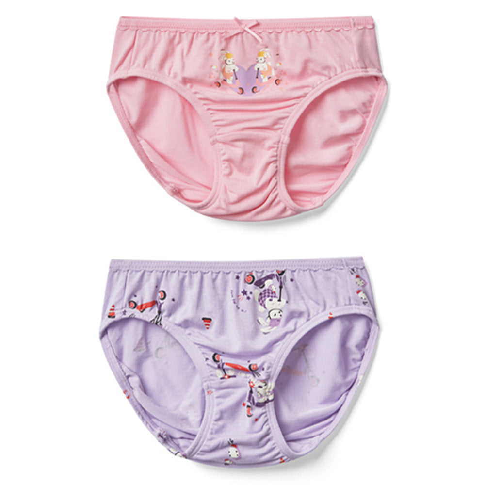 Moonya Moonya Girls Underwear – Brave Bunny Tencel Modal Panties (HS41)