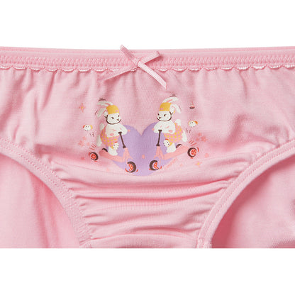 Moonya Moonya Girls Underwear – Brave Bunny Tencel Modal Panties (HS41)