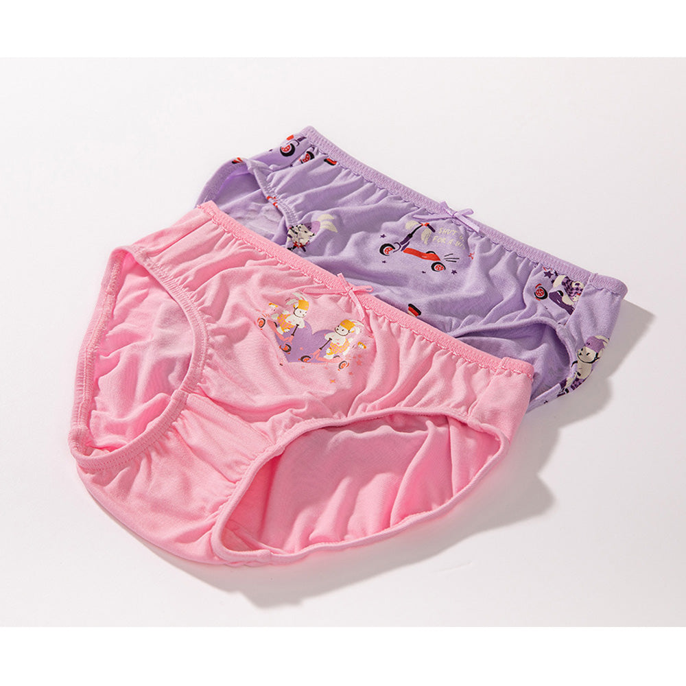 Moonya Moonya Girls Underwear – Brave Bunny Tencel Modal Panties (HS41)