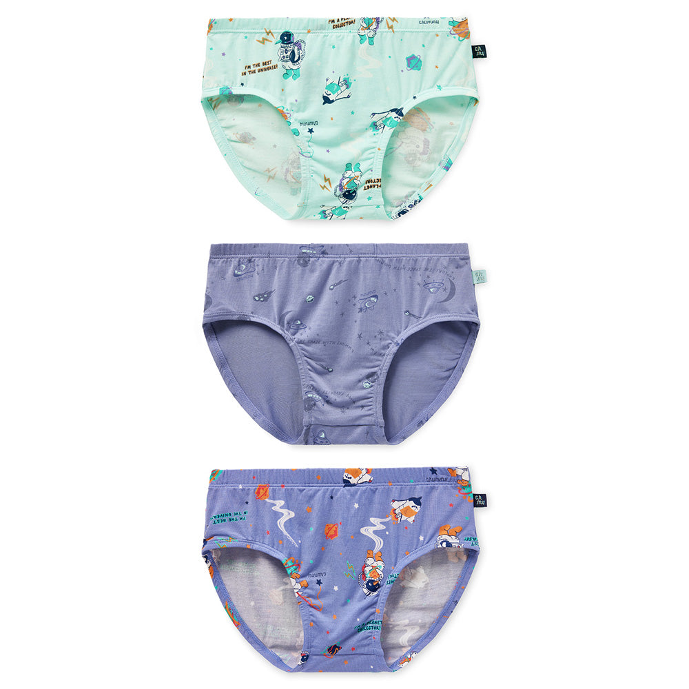 Moonya Moonya Boys Underwear – Tencel Modal Space Travel Briefs (IS01)