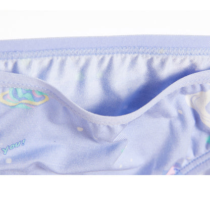 Moonya Moonya Girls Underwear – Aurora Space Bunny Tencel Modal Panties (IS01)