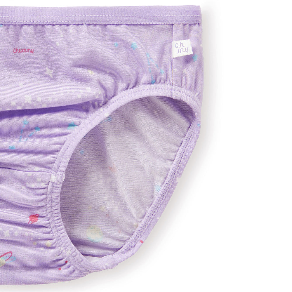 Moonya Moonya Girls Underwear – Aurora Space Bunny Tencel Modal Panties (IS01)