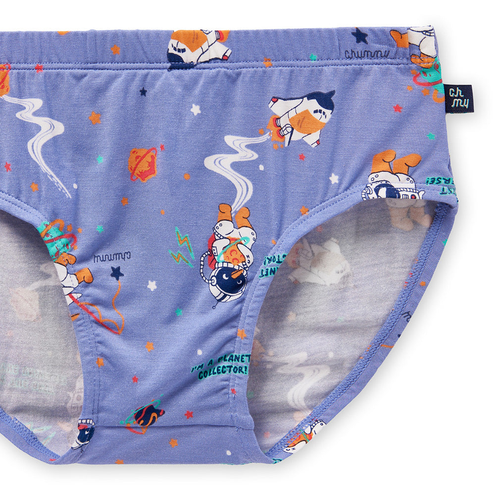 Moonya Moonya Boys Underwear – Tencel Modal Space Travel Briefs (IS01)