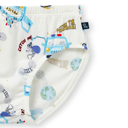 Moonya Moonya Boys Underwear – Tencel Modal Space Heroes Briefs (IS05)