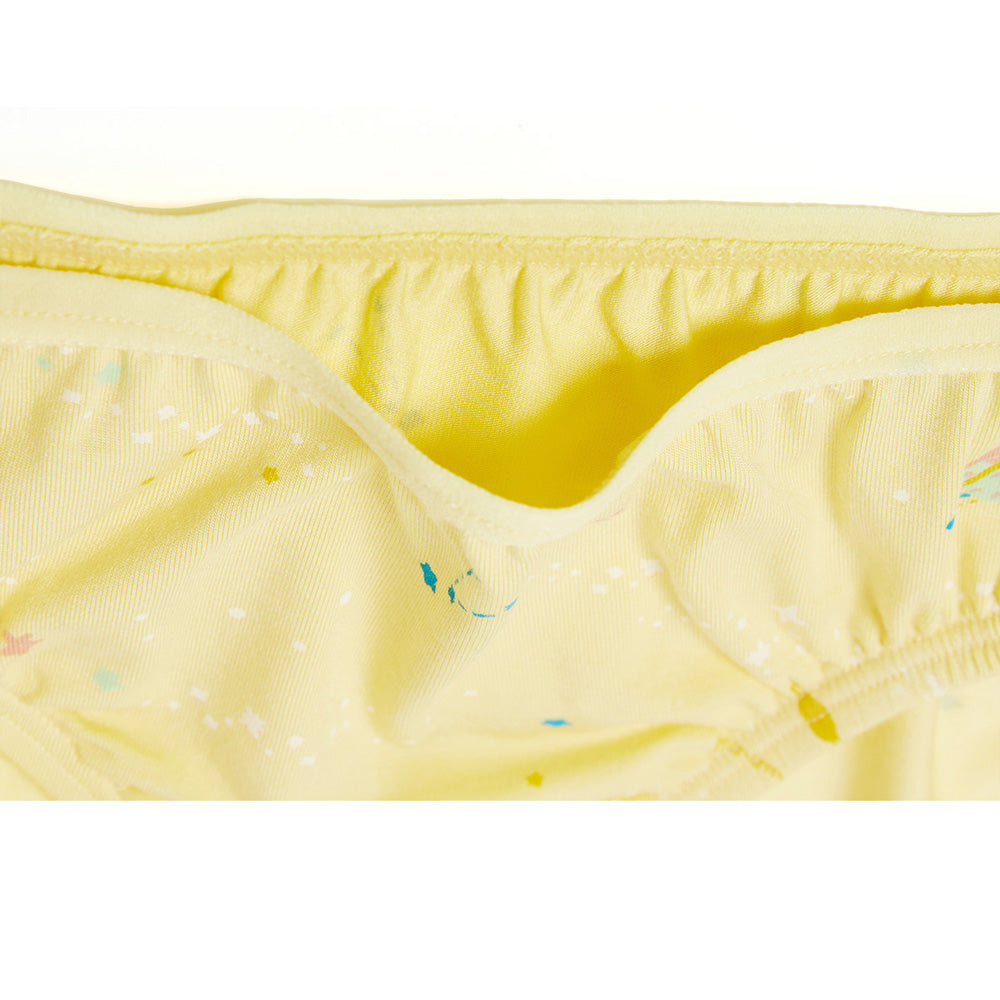 Moonya Moonya Girls Underwear – Tencel Modal Soft Panties with Space Bunny Design (IS06)