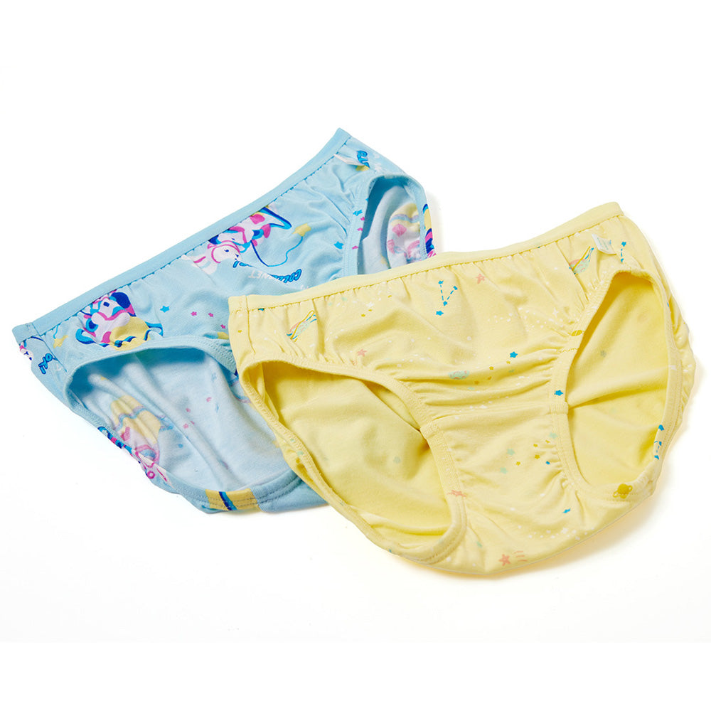 Moonya Moonya Girls Underwear – Tencel Modal Soft Panties with Space Bunny Design (IS06)
