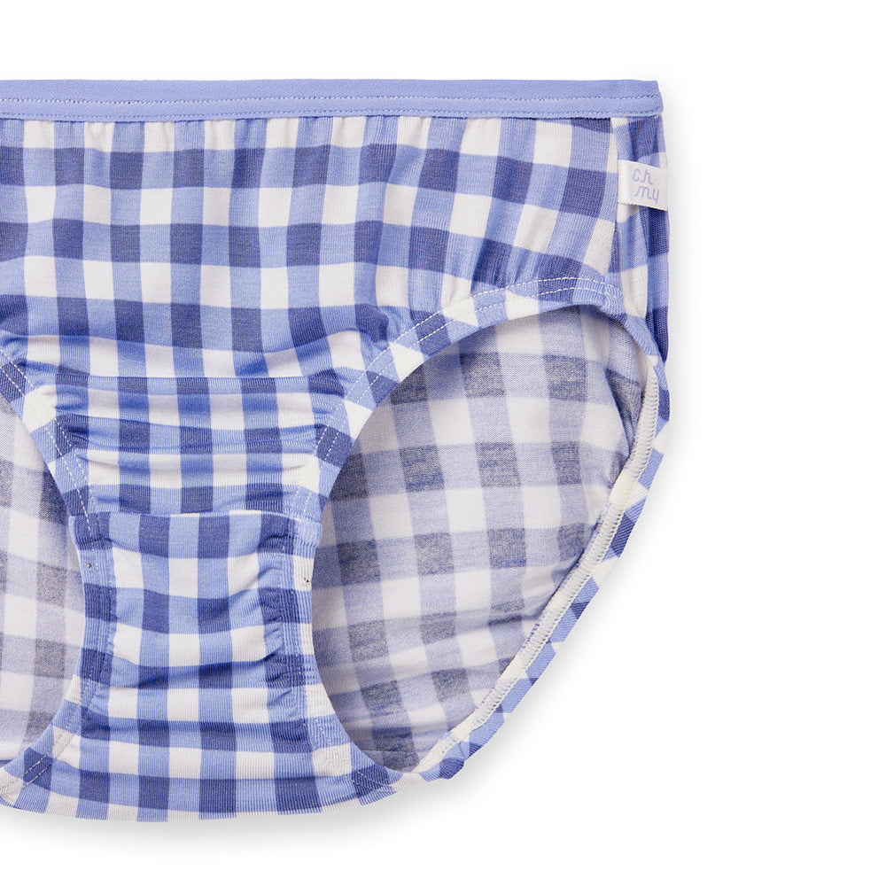 Moonya Moonya Girls Underwear – Tencel Modal Check Pattern Soft Panties (IS22)