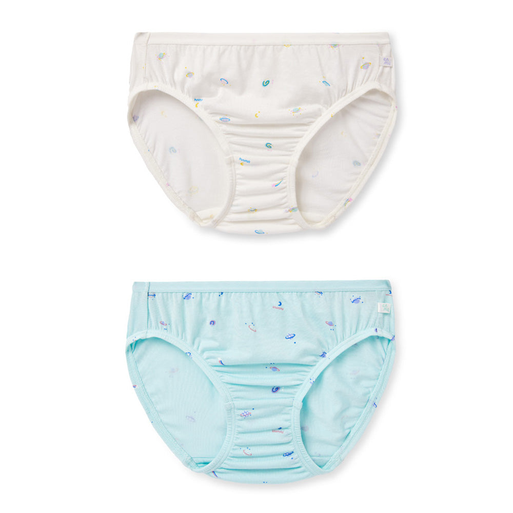 Moonya Moonya Girls Underwear – Galaxy Print Tencel Modal Panties (IS27)