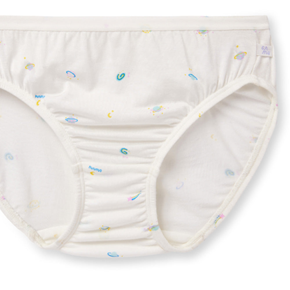Moonya Moonya Girls Underwear – Galaxy Print Tencel Modal Panties (IS27)