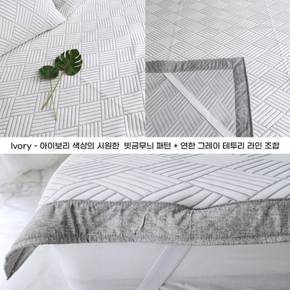 Huvis DURARON Icecell Cooling Mattress Pad – Lightweight Summer Bedding