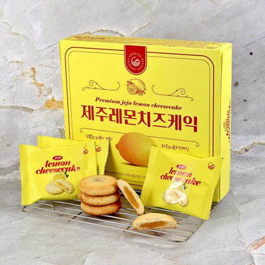 Jeju Lemon Cheesecake Bites - Korean Pastry Snack (10 Pieces)