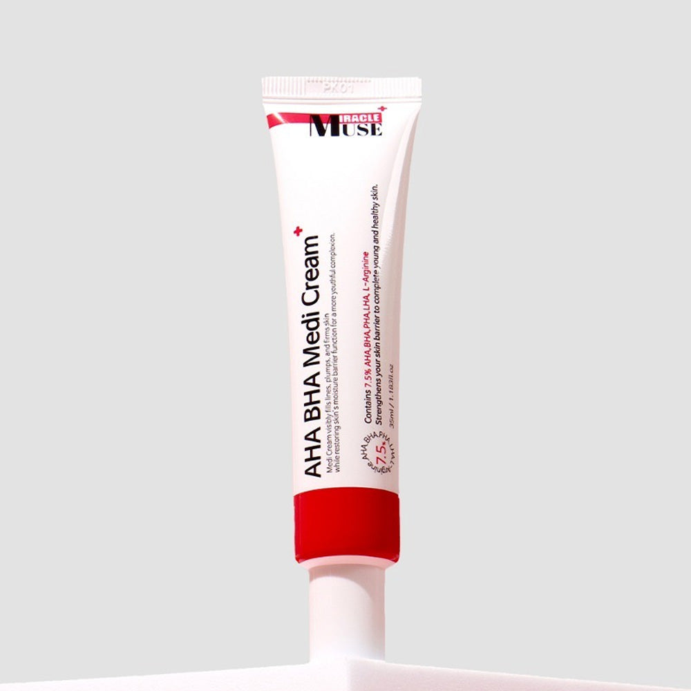 Miracle Muse AHA BHA Medi Cream - Dark Spot Corrector Skin Brightening for Hyperpigmentation and Uneven Skin Tone