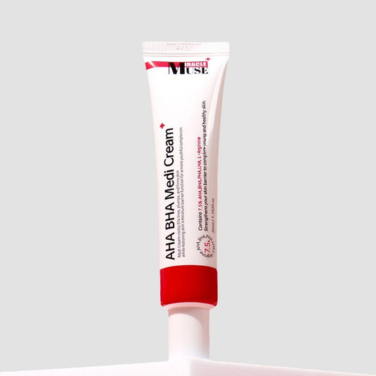 Miracle Muse AHA BHA Medi Cream - Dark Spot Corrector Skin Brightening for Hyperpigmentation and Uneven Skin Tone