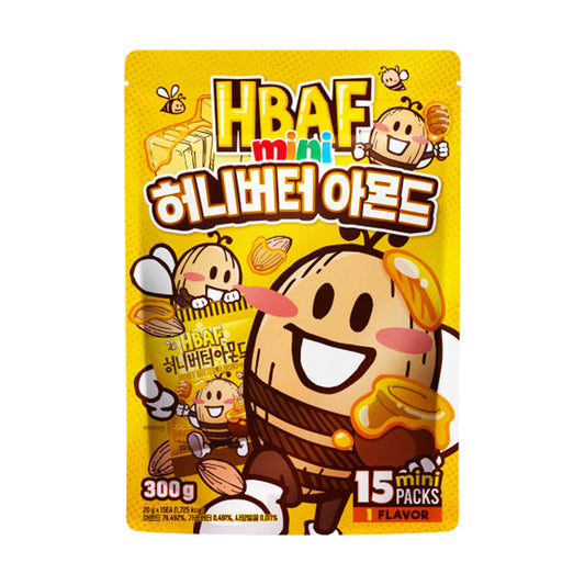 HBAF Mini Almonds Snack Pack – Korean Flavored Almonds, 300g / 400g