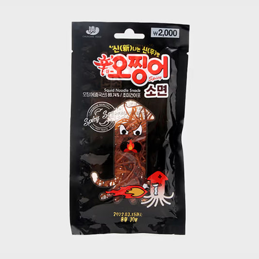 Spicy Squid Snack -Korean Dried Seafood, 30g