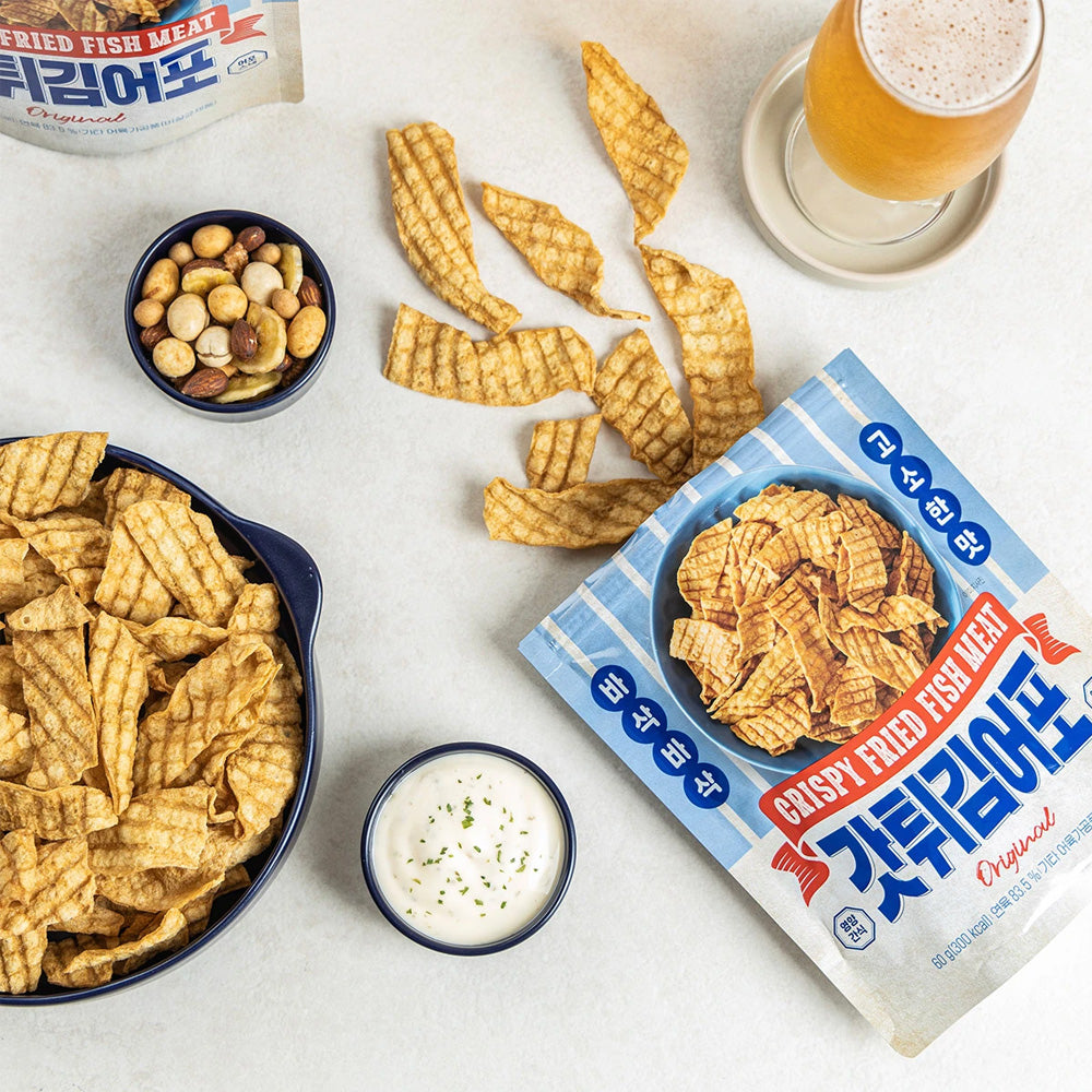 Crispy Fried Fish Meat 400g-Fried Jwipo, beer snack and bar food