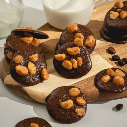Jenny Cookies Macadamia Cocoa Crispy Cookies 255g - Crunchy Chocolate Macadamia Snack