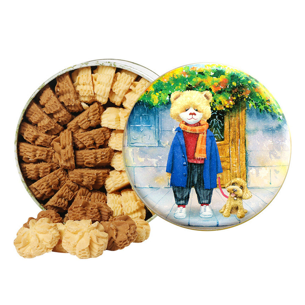 Jenny Cookies 2-Mix Cookies – Assorted Butter Cookies Gift Tin
