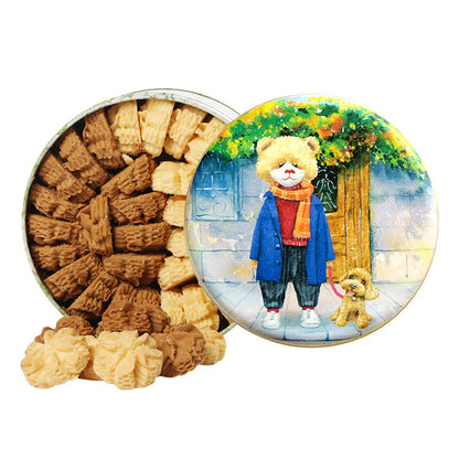 Jenny Cookies 2-Mix Cookies – Assorted Butter Cookies Gift Tin