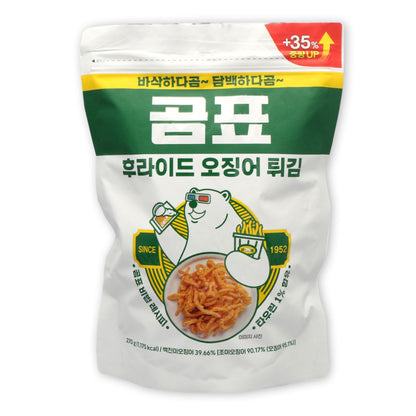 GOMPYO Korean-Style Fried Calamari Snack - Crunchy Squid Snack, 270g (9.5oz)