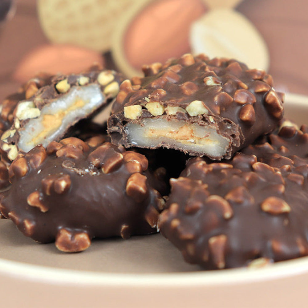Jeju Udo Peanut Choco Rice Cake Pie - Korean Mochi Dessert