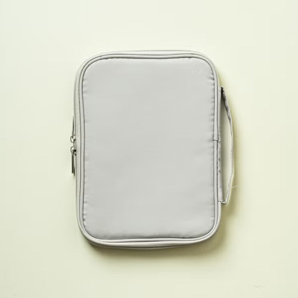Clear Book Cover Pouch - Transparent PVC Sleeve for Journals, Notebooks, Paperbacks