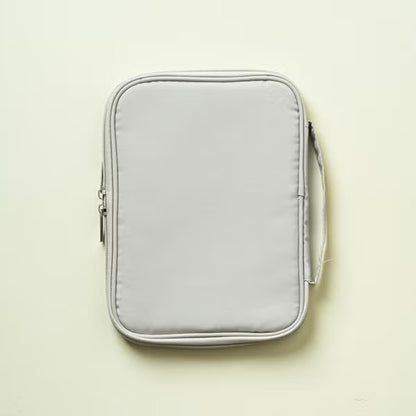 Clear Book Cover Pouch - Transparent PVC Sleeve for Journals, Notebooks, Paperbacks