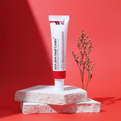 Miracle Muse AHA BHA Medi Cream - Dark Spot Corrector Skin Brightening for Hyperpigmentation and Uneven Skin Tone