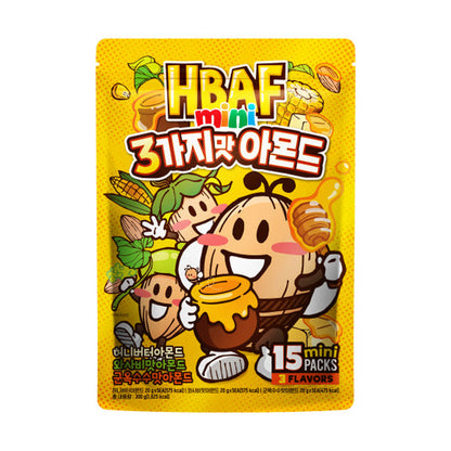 HBAF Mini Almonds Snack Pack – Korean Flavored Almonds, 300g / 400g